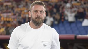 Daniele De Rossi - Foto Lapresse - Ilpallonegonfiato