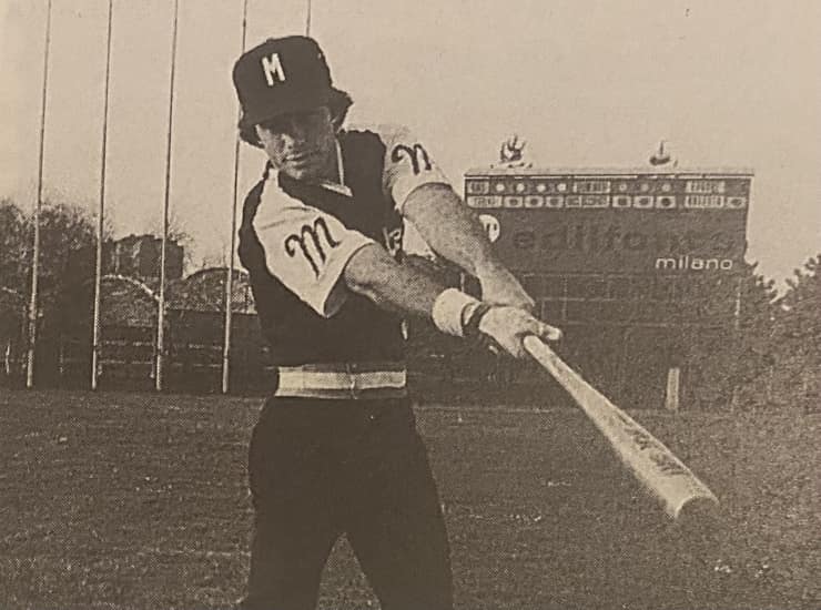 Bob Rossi - Foto dal profilo Facebook Milano Baseball 1946 - Ilpallonegonfiato