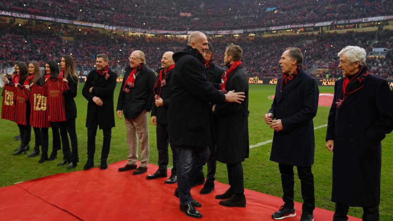 Celebrazione 120 anni del Milan