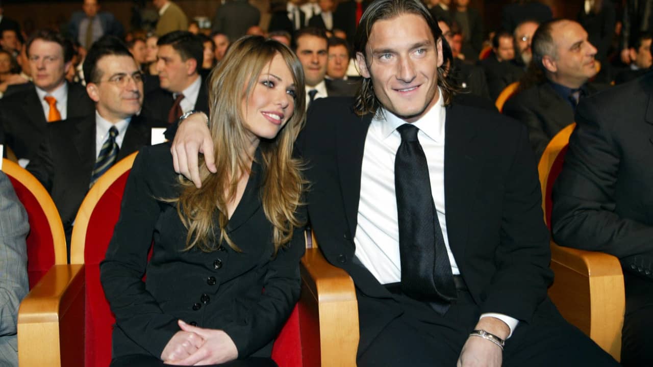 Francesco Totti e Ilary Blasi - Foto Lapresse - Ilpallonegonfiato