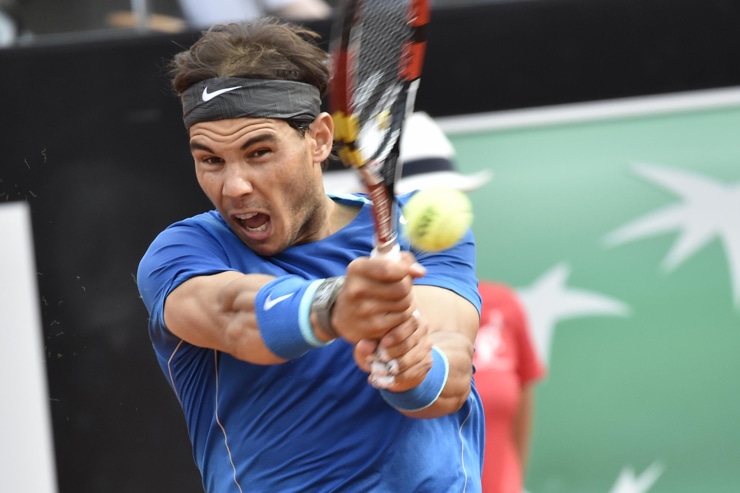 Rafael Nadal - Foto Lapresse - Ilpallonegonfiato