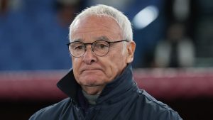 Claudio Ranieri - Foto Lapresse - Ilpallonegonfiato