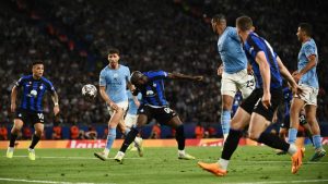 L'Inter in finale di Champions League - Foto Lapresse - Ilpallonegonfiato