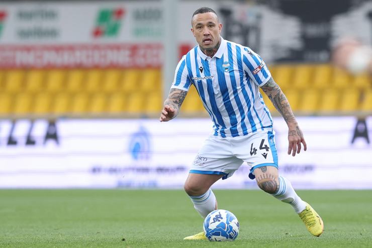 Radja Nainggolan - Foto Lapresse - Ilpallonegonfiato