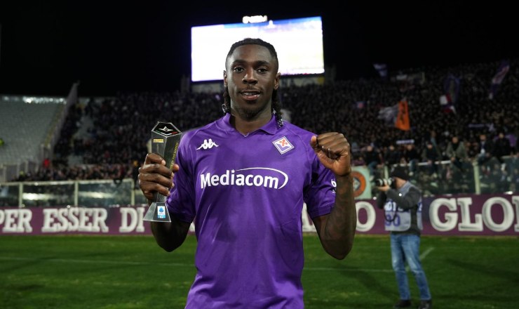 Kean può lasciare la Fiorentina a fine stagione.