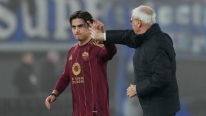 Paulo Dybala e Claudio Ranieri - Foto Lapresse - Ilpallonegonfiato