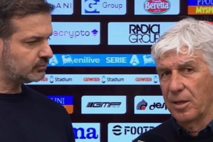 Andrea Stramaccioni e Gian Piero Gasperini - Foto X - Ilpallonegonfiato