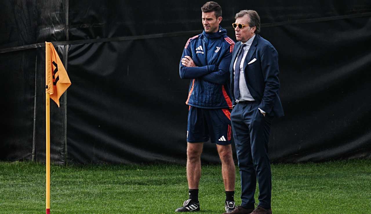 Giuntoli e Thiago Motta